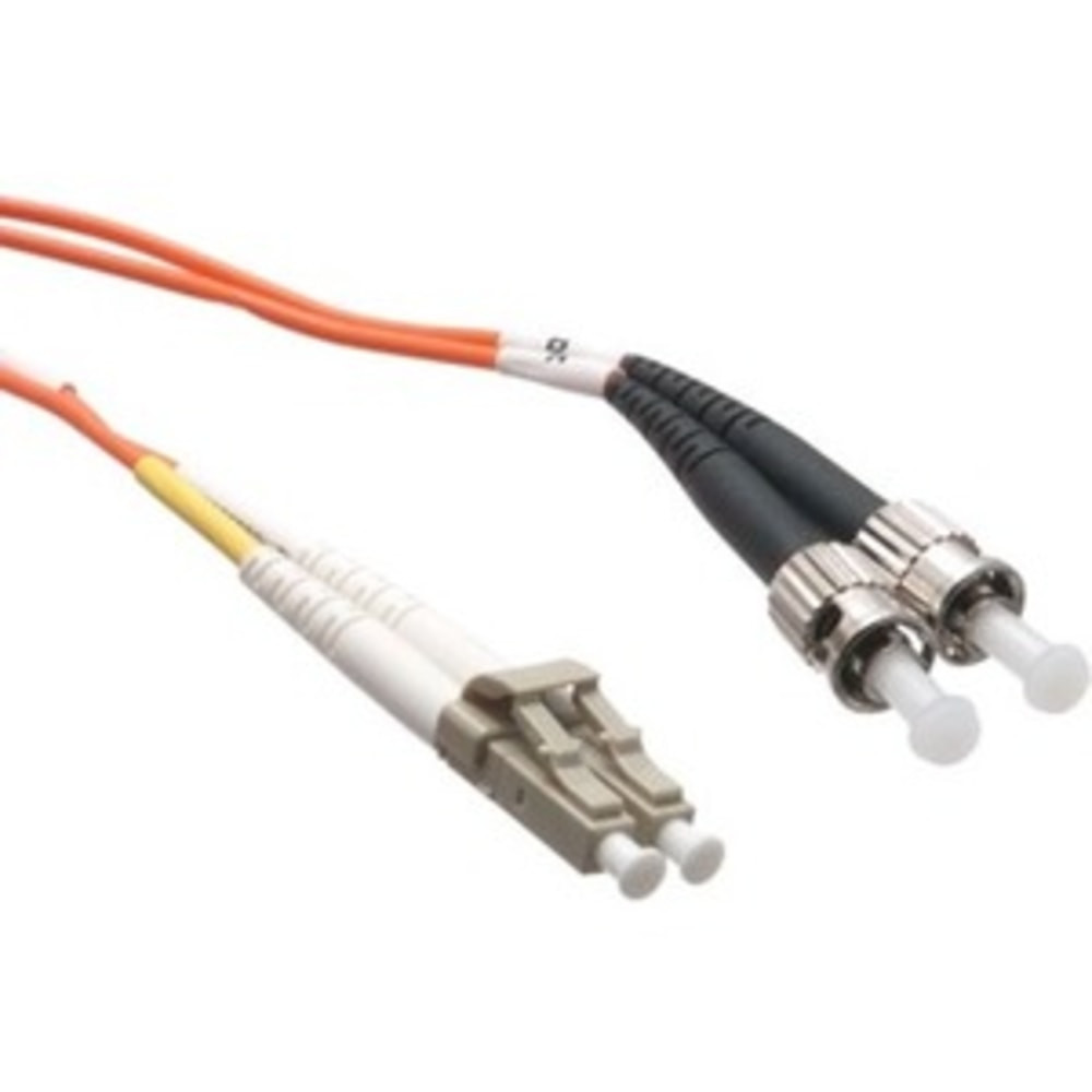 AXIOM MEMORY SOLUTIONS Axiom LCSTMD5O-25M-AX  LC/ST Multimode Duplex OM2 50/125 Fiber Optic Cable 25m - Fiber Optic for Network Device - 82.02 ft - 2 x LC Male Network - 2 x ST Male Network - Orange