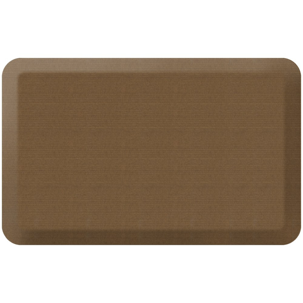LETs GEL, INC. 106-23-2032-5 GelPro NewLife Designer Comfort Grasscloth Anti-Fatigue Floor Mat, 20in x 32in, Khaki