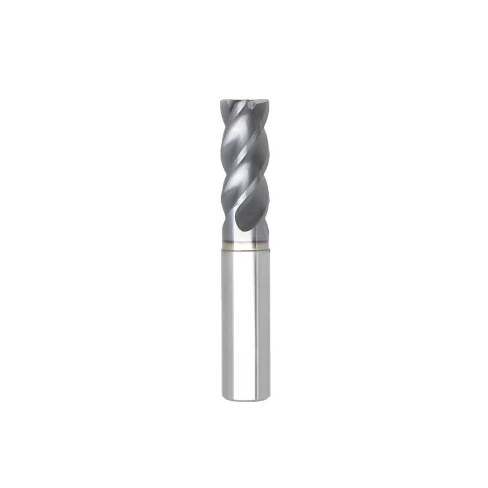 Niagara Cutter 03083874 Corner Radius End Mill: 1/2" Dia, 1" LOC, 0.03" Radius, 4 Flutes, Solid Carbide