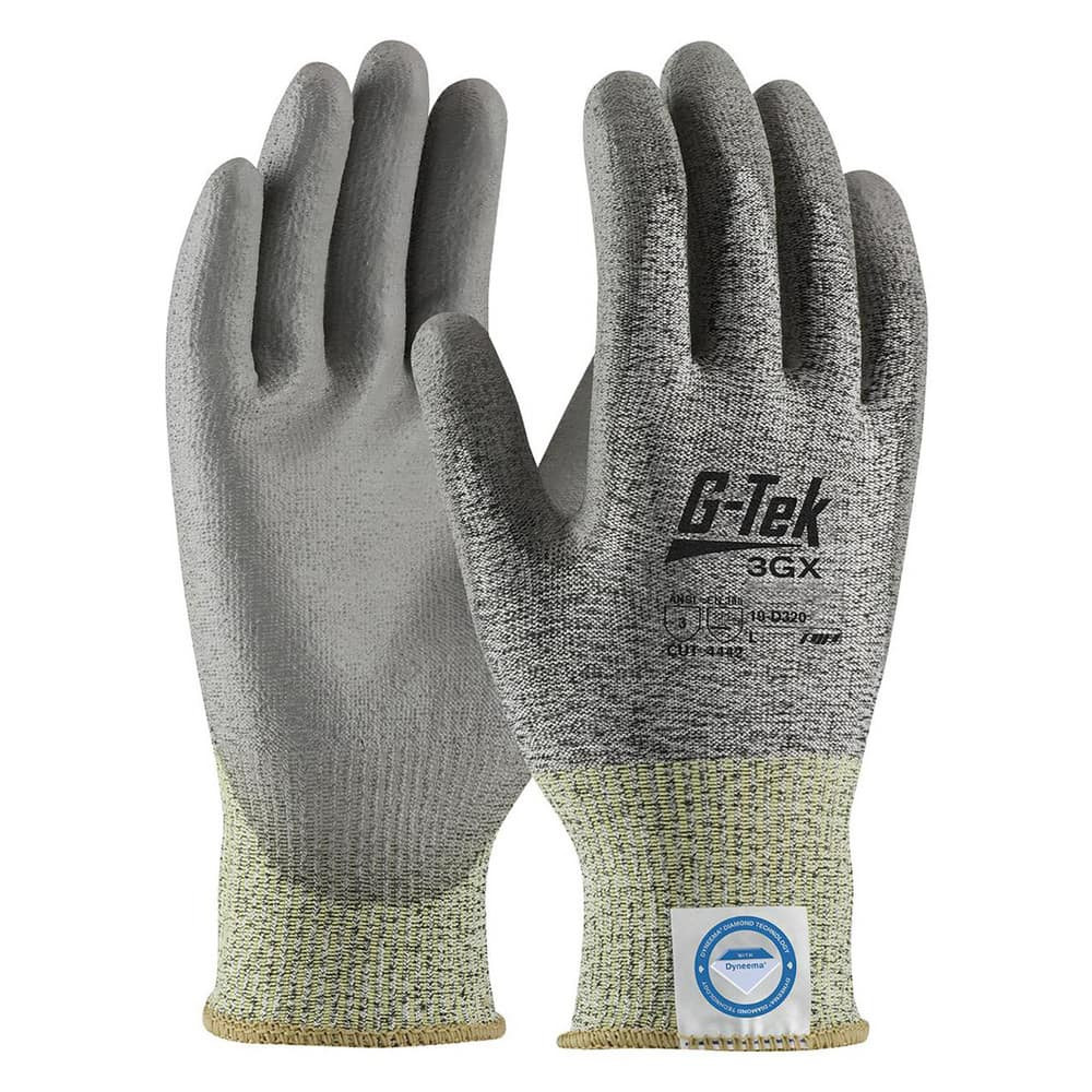 PIP 19-D320/XL Cut, Puncture & Abrasive-Resistant Gloves: Size XL, ANSI Cut A3, ANSI Puncture 2, Polyurethane, Dyneema