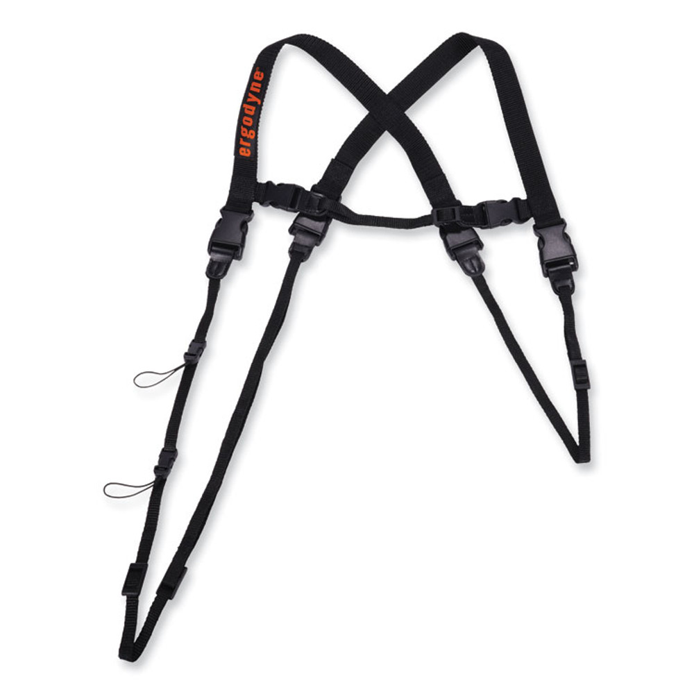 TENACIOUS HOLDINGS, INC. ergodyne® 19170 Squids 3132 Barcode Scanner Lanyard Harness, X-Large: 23" Arm Strap, 46" Lanyard Strap, Black