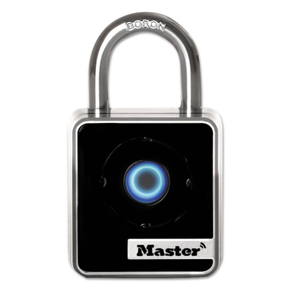 MASTER LOCK COMPANY 4400D 4400D Bluetooth Padlock, Indoor, Black/Silver, 1.9" Width