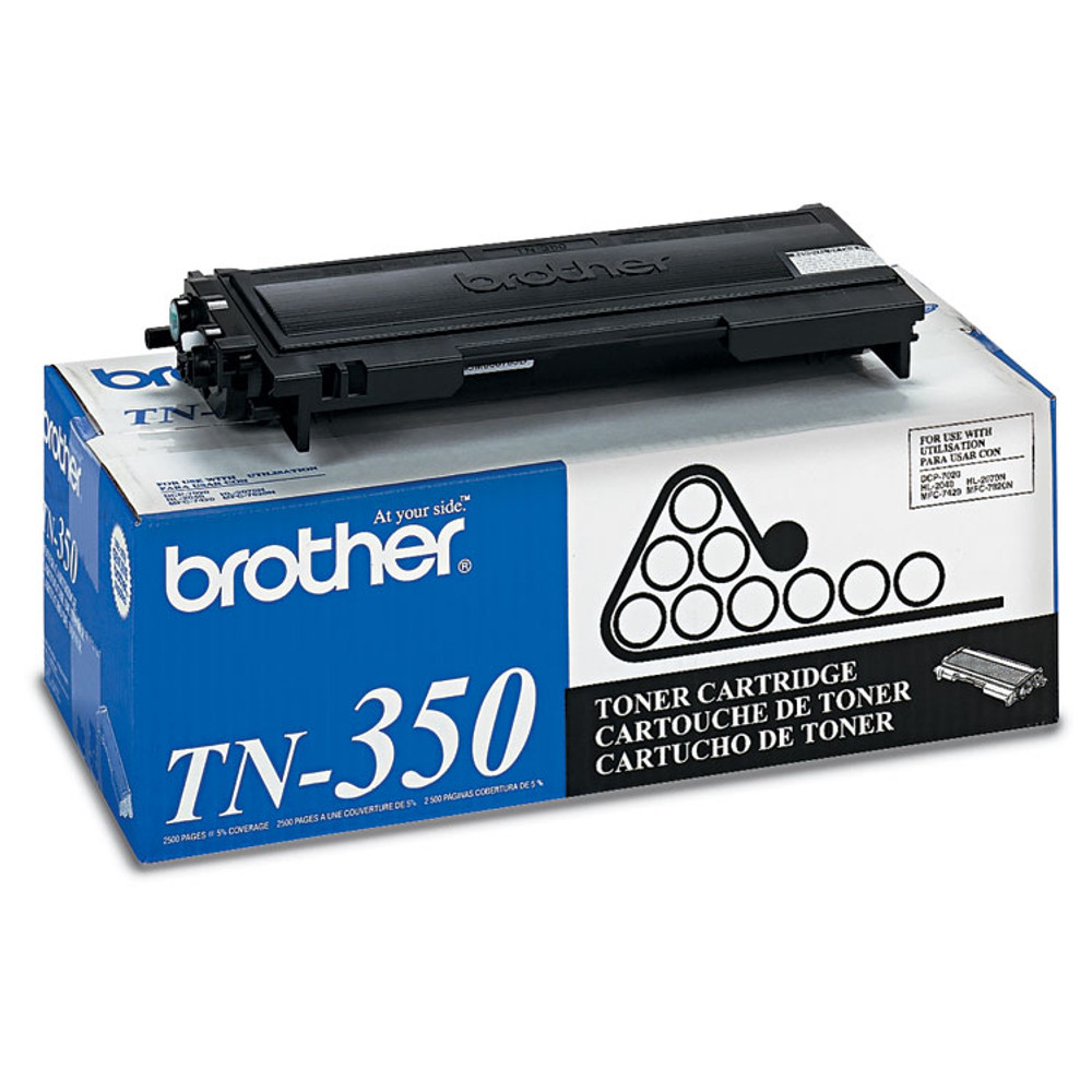 BROTHER INTL. CORP. TN350 TN350 Toner, 2,500 Page-Yield, Black
