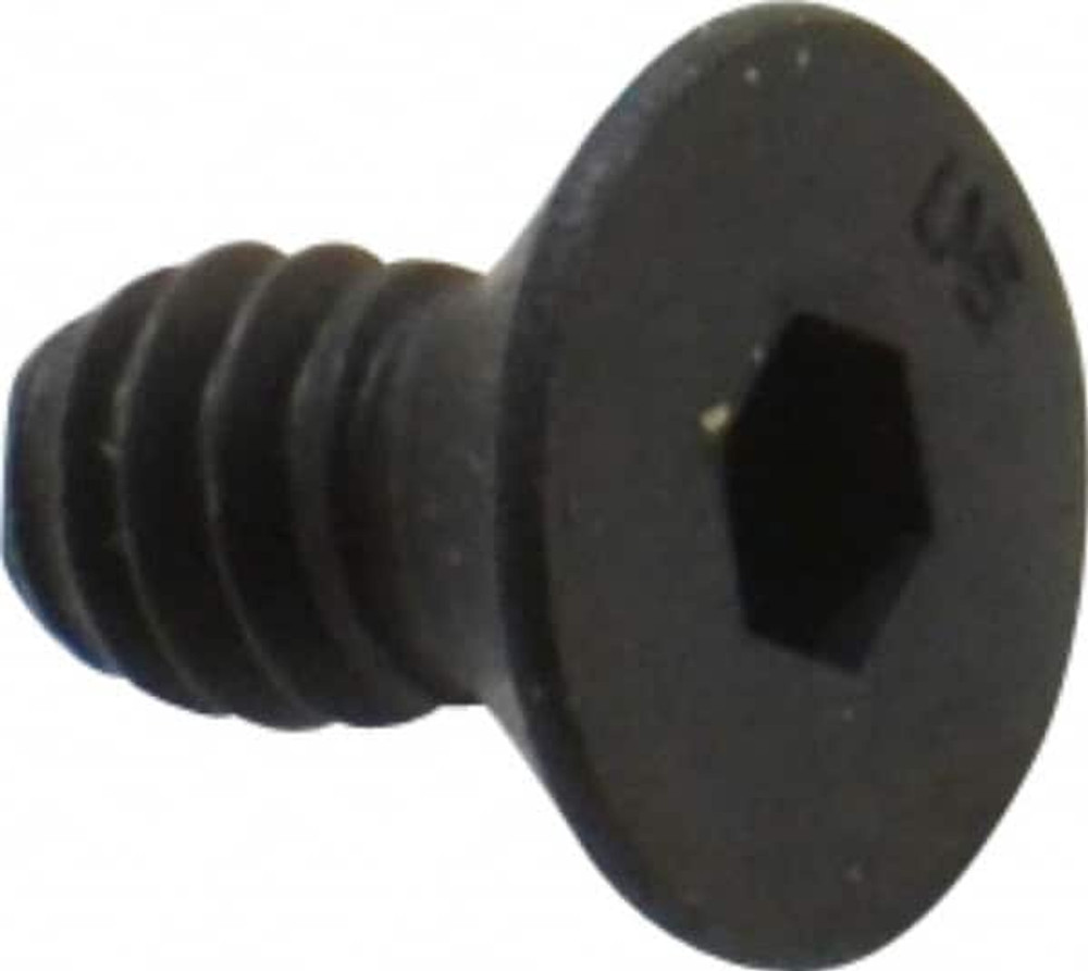 Unbrako 106805 #10-24 3/8" OAL Hex Socket Drive Flat Socket Cap Screw