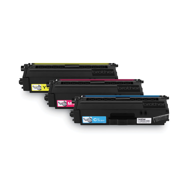 BROTHER INTL. CORP. TN3313PK TN3313PK Toner, 1,500 Page-Yield, Cyan/Magenta/Yellow