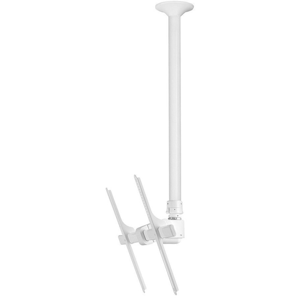 <p>The TH-3070-CT is a medium-to-heavy weight TV ceiling mount designed to offer the ultimate in versatility and universal compatibility. It is specifically designed for retail and commercial environments, offering 360° rotation around the pole, adjustable drop length, and 30° adjustable tilt. Displays can be installed in either portrait or landscape orientation, making it the perfect solution for digital signage applications. It combines advanced cable management features and ceiling mount covers to ensure an elegant, professional look. All mounting hardware included. Two options are available:</p> <ul> <li>TH-3070-CTS - pole adjustment length from 21.65in to 35.43in</li> <li>TH-3070-CTL - pole adjustment length from 41.34in to 74.8in</li> </ul> <p> </p> <p><a id="gfk-spex-minisite" rel="nofollow" href="javascript:void(0)" onclick="javascript:window.open('//content.etilize.com/mini-site/en_us/1028833887.html','_blank','height=800,width=780,resizable=yes,scrollbars=yes,toolbar=no,menubar=no,location=no,directories=no,status=no');return false;">More from the Manufacturer</a></p>