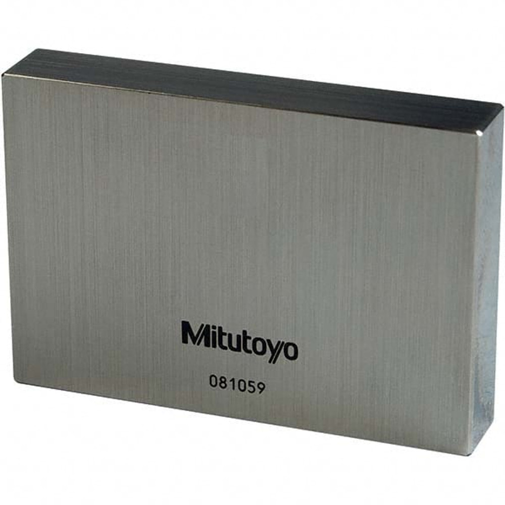 Mitutoyo 611681-531 Rectangle Steel Gage Block: 100 mm, Grade 0