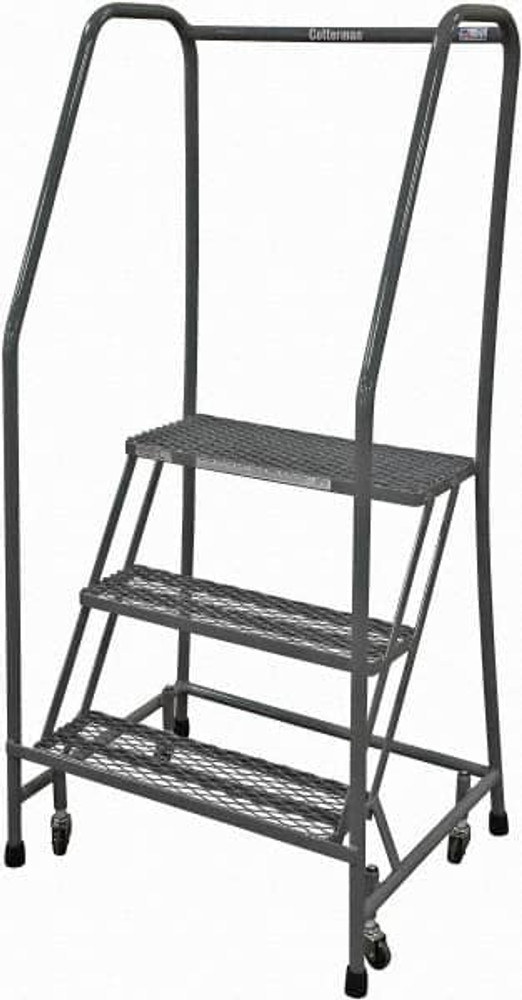 Cotterman D0460090-01 Steel Rolling Ladder: 3 Step