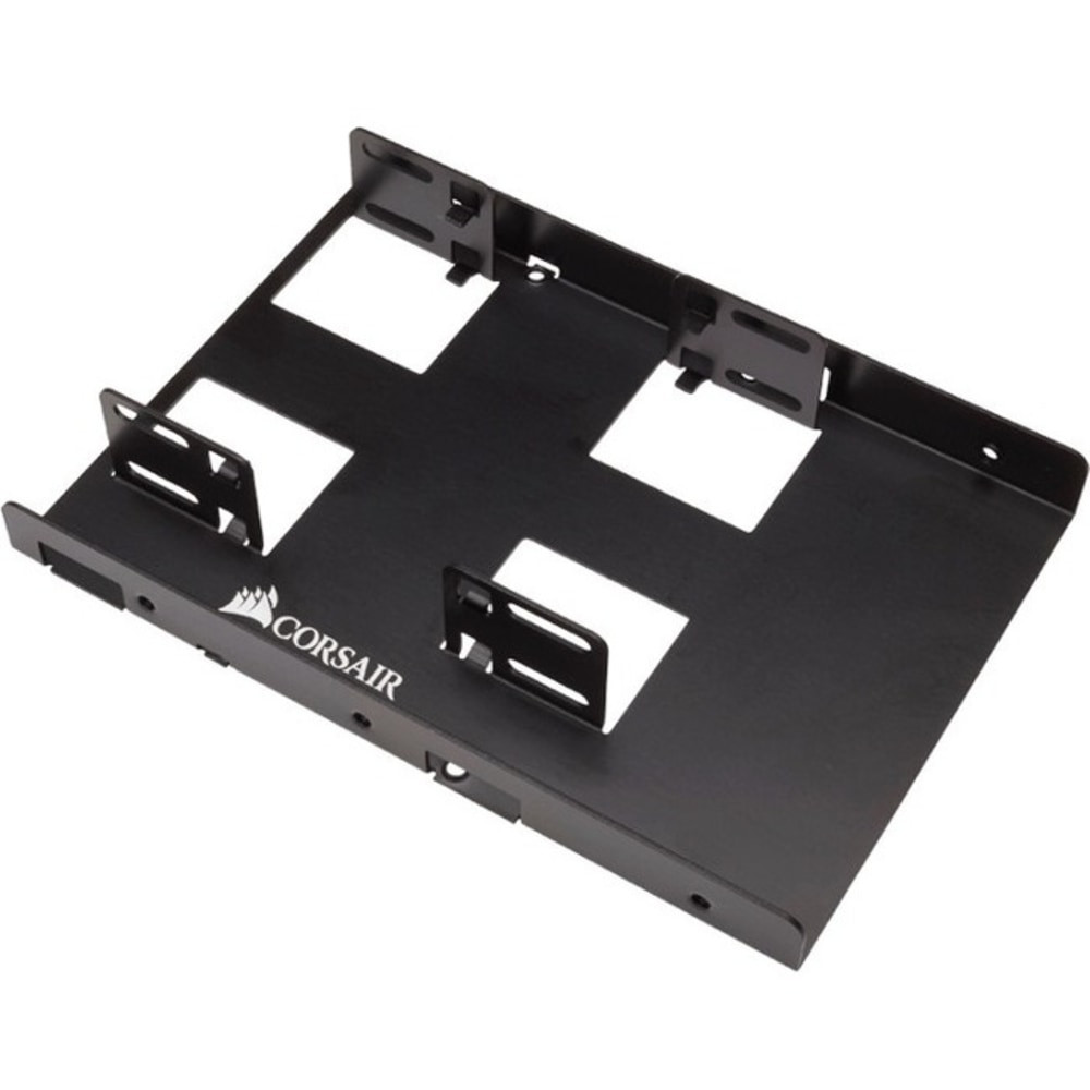 CORSAIR MEMORY, INC. Corsair CSSD-BRKT2  Mounting Bracket for Hard Disk Drive - Black - Anodized Aluminum - Black