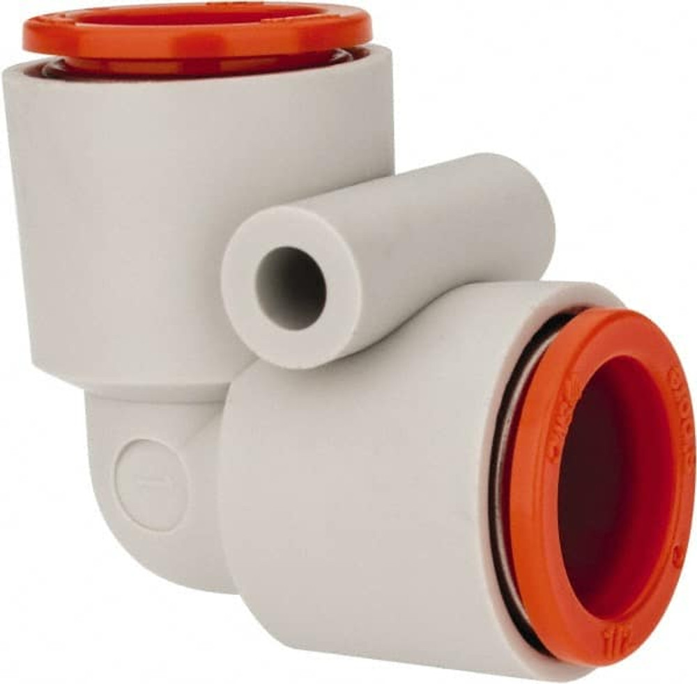 SMC PNEUMATICS KQ2L13-00A Push-to-Connect Tube Fitting: Union, 1/2" OD