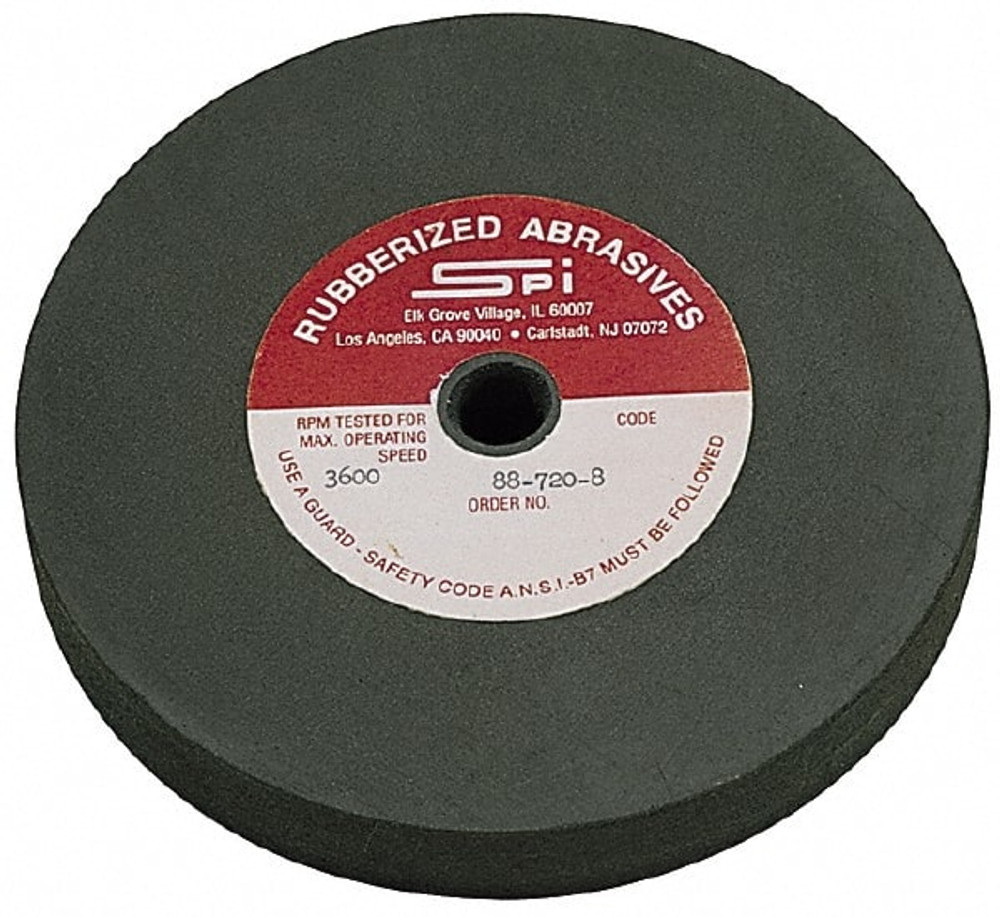 MSC 609-XF Surface Grinding Wheel: 6" Dia, 1" Thick, 1/2" Hole, 240 Grit