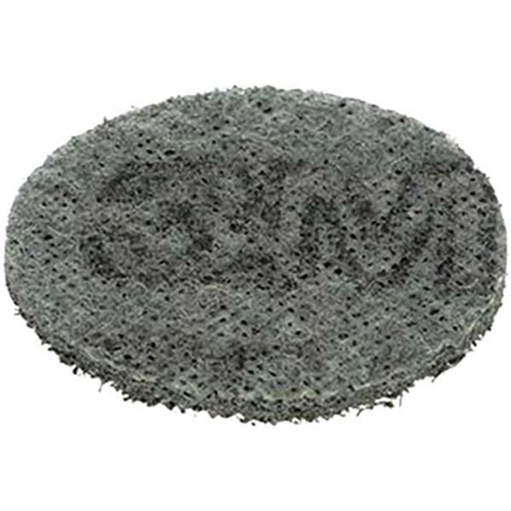 3M 7000028428 Hook & Loop Disc: 4" Disc Dia, Non-Woven, Silicon Carbide