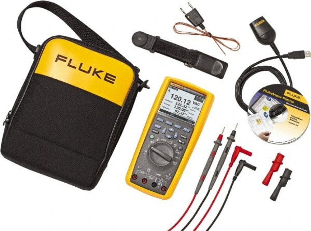 Fluke FLUKE-289/FVF Electrical Test Equipment Combination Kit: 16 Pc, 1,000 Volt