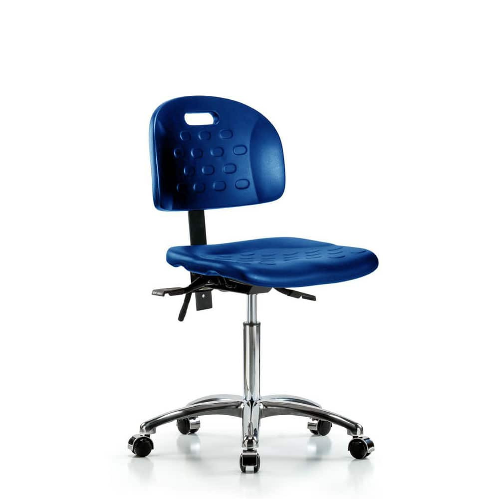 Blue Ridge Ergonomics MSC43275 Task Chair: Polyurethane, Blue