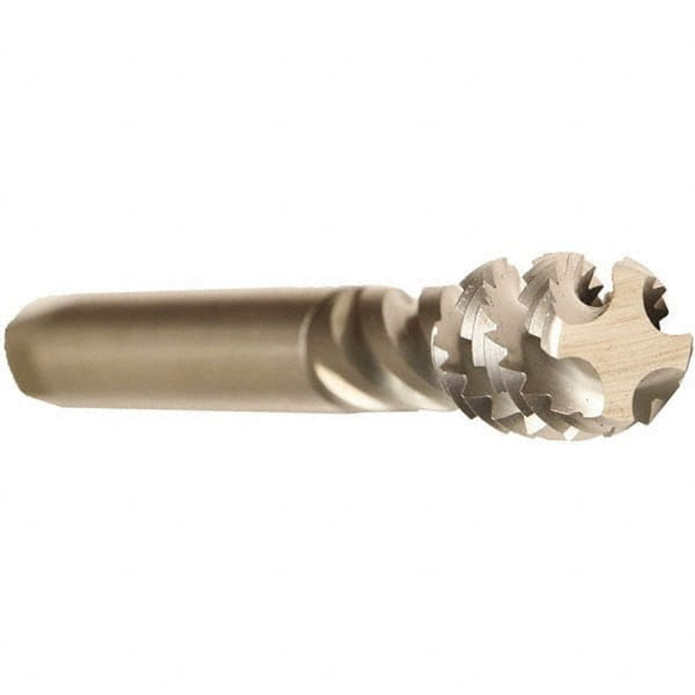 Emuge C0503500.0975 M10x1.50 Metric Coarse/EGM, 5 Flute, 45° Helix, Modified Bottoming Chamfer, Bright Finish, Cobalt Spiral Flute STI Tap