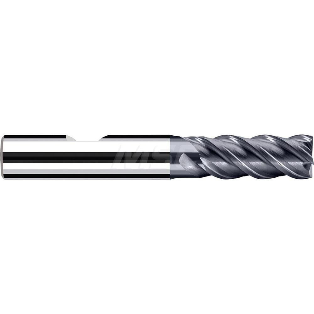 Fraisa P98300252 Square End Mill: 3/16" Dia, 0.4130" LOC, 4 Flute, Solid Carbide