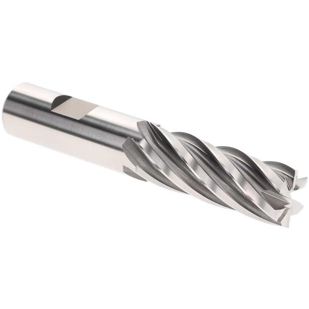 Hertel E299914036 Square End Mill: 3/4" Dia, 6 Flutes, 2" LOC, Cobalt, 30 ° Helix