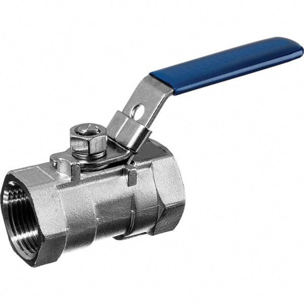 USA Industrials ZUSA-VLV-3 2-Way Manual Ball Valve: 1/2" Pipe, Full Port