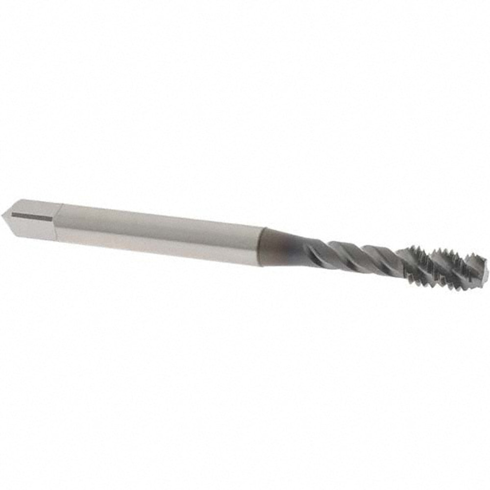 OSG 2908808 Spiral Flute Tap: #10-32 UNF, 3 Flutes, Modified Bottoming, 3B Class of Fit, Vanadium High Speed Steel, TICN Coated