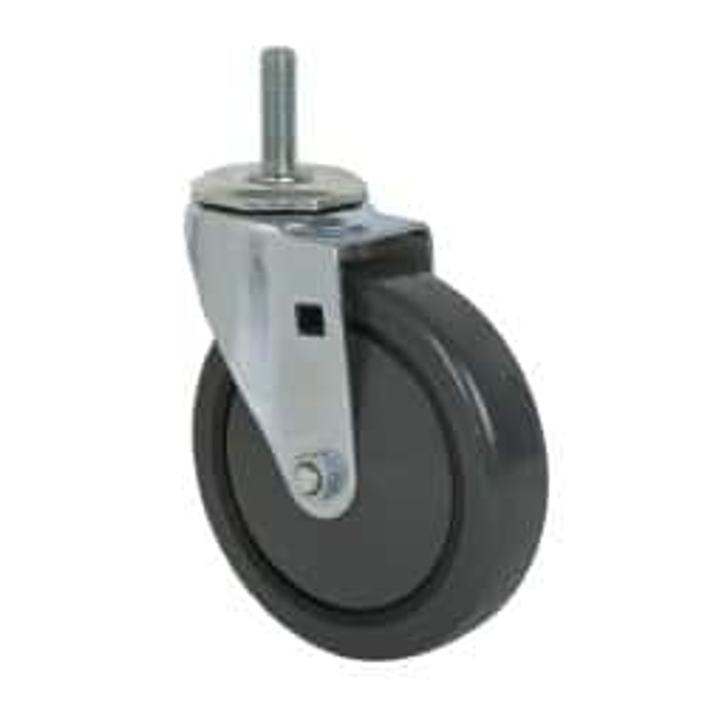 Albion 25202 5" Diam x 1-1/4" Wide x 6" OAH Stem Mount Swivel Caster