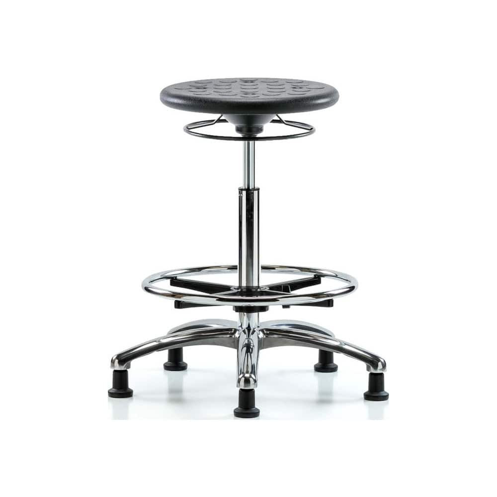 Blue Ridge Ergonomics MSC43380 Lab Stool: Polyurethane, 25" Seat Width, 25" Seat Depth