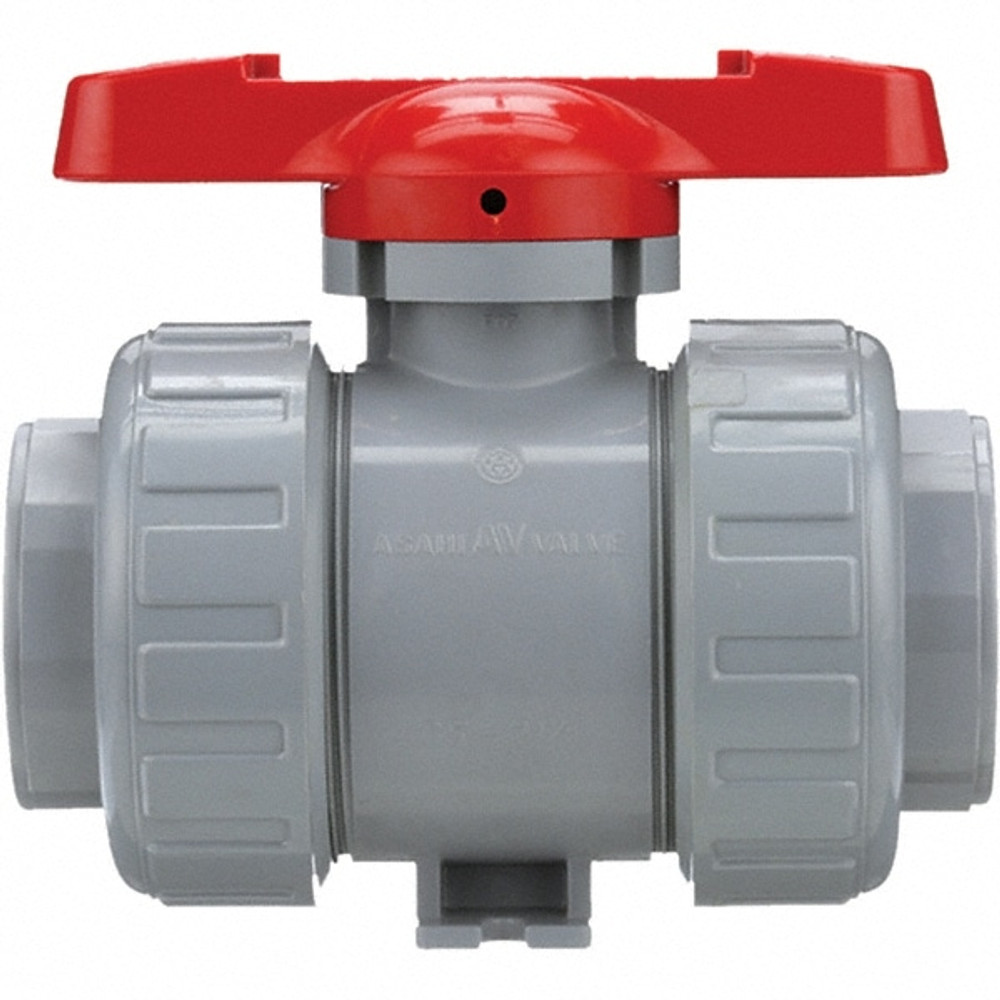 Asahi 1615025 True Union Manual Ball Valve: 2-1/2" Pipe, Standard Port