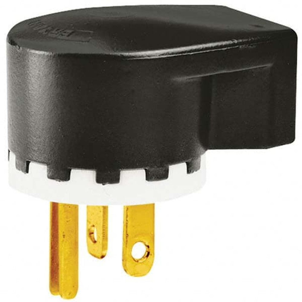 Bryant Electric 5395 Straight Blade Plug: Industrial, 5-20P, 125VAC, Black