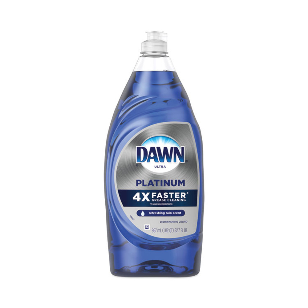 PROCTER & GAMBLE Dawn® 01135 Platinum Liquid Dish Detergent, Refreshing Rain Scent, 32.7 oz Bottle, 8/Carton