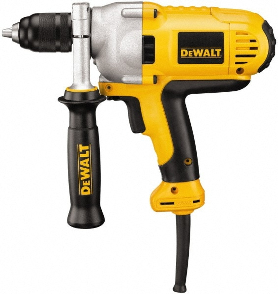 DeWALT DWD215G Electric Drill: 1/2" Keyless Chuck, Mid-Handle Grip, 0 to 1,250 RPM