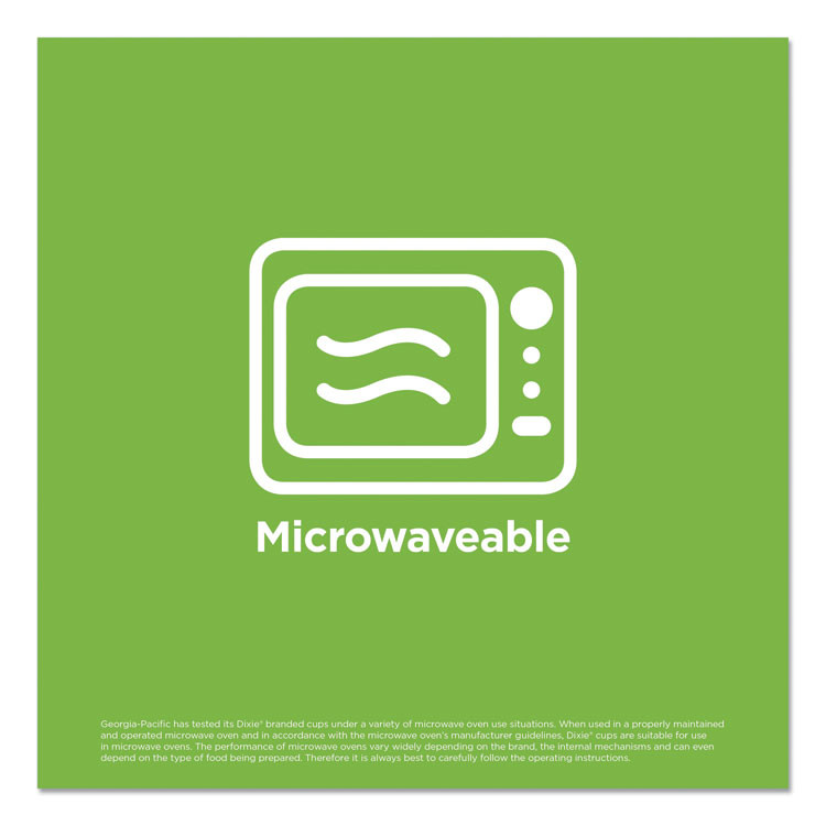 GEORGIA PACIFIC Dixie® 5342CDSBP PerfecTouch Paper Hot Cups, 12 oz, Coffee Haze Design, 160/Pack, 6 Packs/Carton