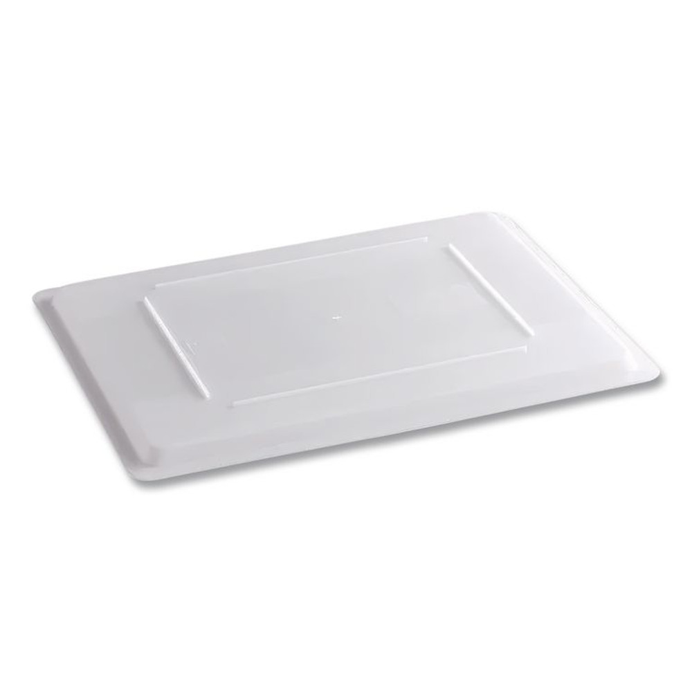 RUBBERMAID COMMERCIAL PROD. 3502 WHI Food/Tote Box Lids, 26 x 18, White, Plastic