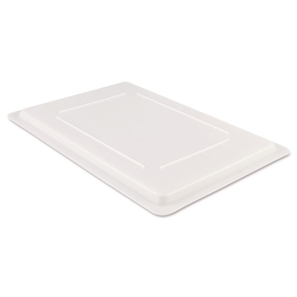 RUBBERMAID COMMERCIAL PROD. 3502 WHI Food/Tote Box Lids, 26 x 18, White, Plastic