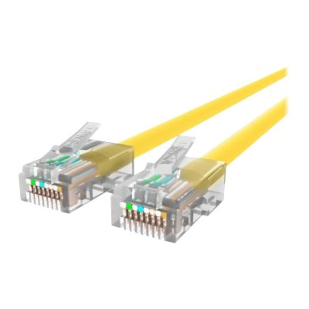 BELKIN, INC. Belkin A3L791-08-YLW  - Patch cable - RJ-45 (M) to RJ-45 (M) - 8 ft - CAT 5e - yellow - for Omniview SMB 1x16, SMB 1x8; OmniView SMB CAT5 KVM Switch