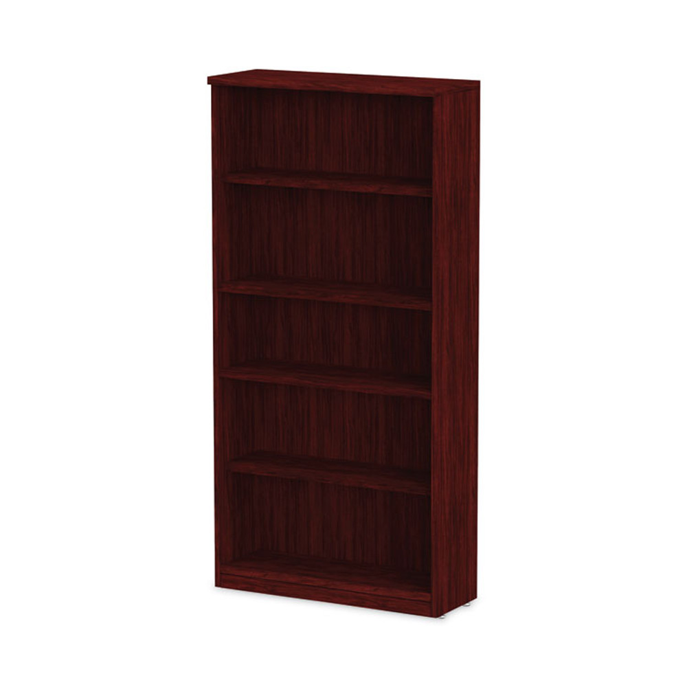 ALERA VA63-6632MY Alera Valencia Series Bookcase, Five-Shelf, 31.75w x 14d x 64.75h, Mahogany