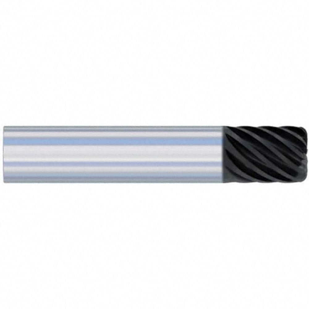 Accupro 6504140 Corner Radius End Mill: 3/16" Dia, 9/16" LOC, 0.0100" Radius, 5 Flute, Solid Carbide