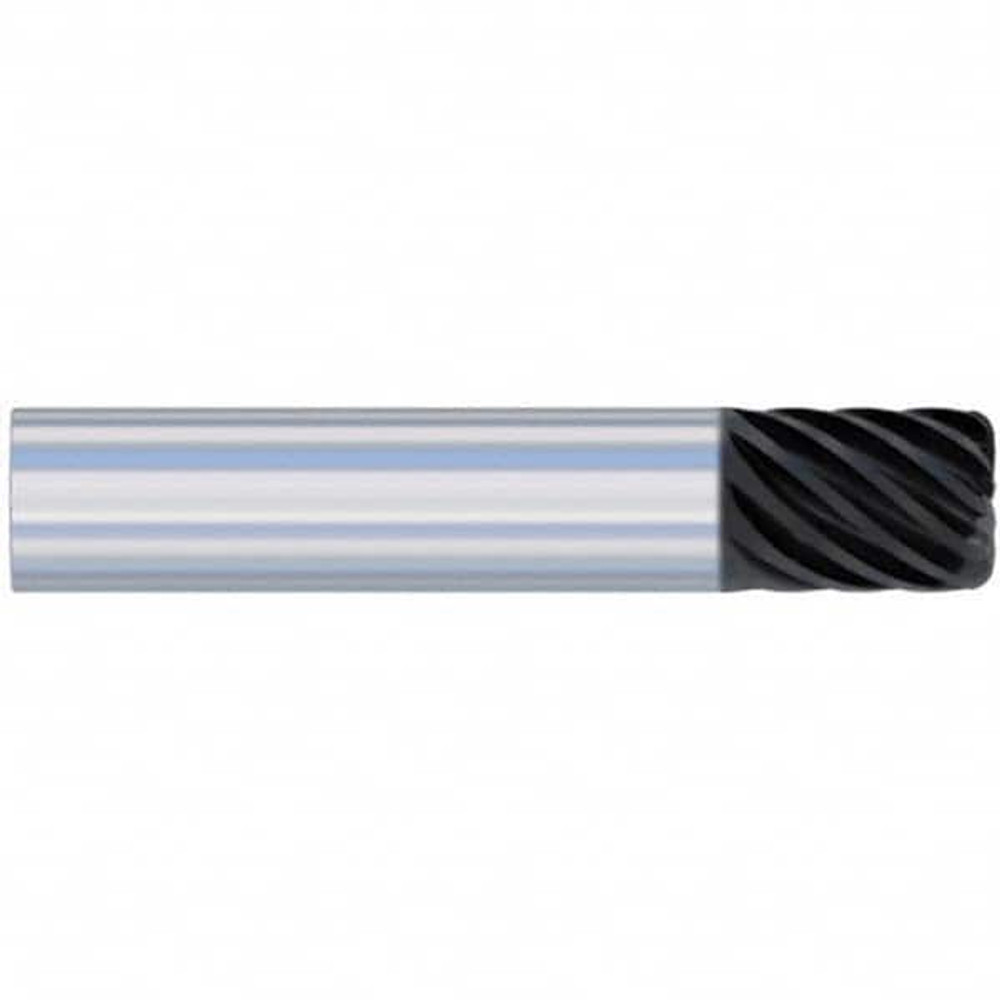 Accupro 6504140 Corner Radius End Mill: 3/16" Dia, 9/16" LOC, 0.0100" Radius, 5 Flute, Solid Carbide