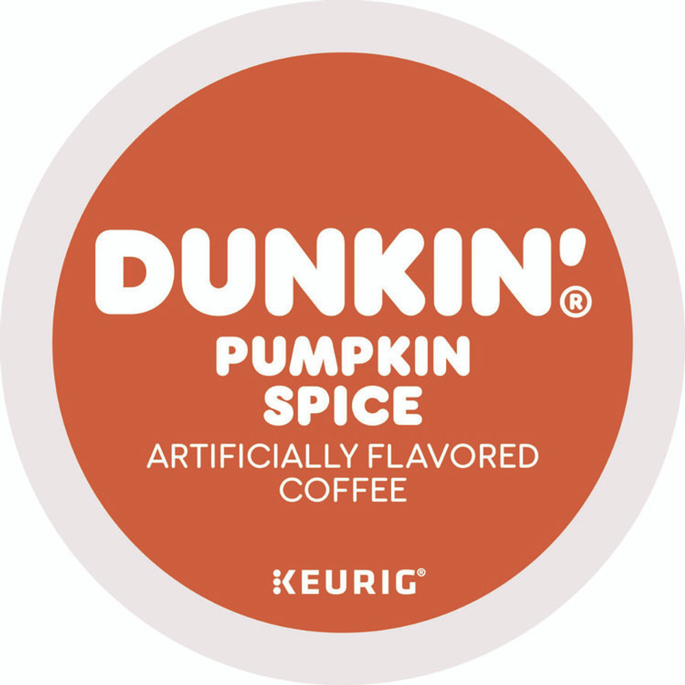 KEURIG DR PEPPER Dunkin'® 7596 K-Cup Pods, Pumpkin Spice, 22/Box