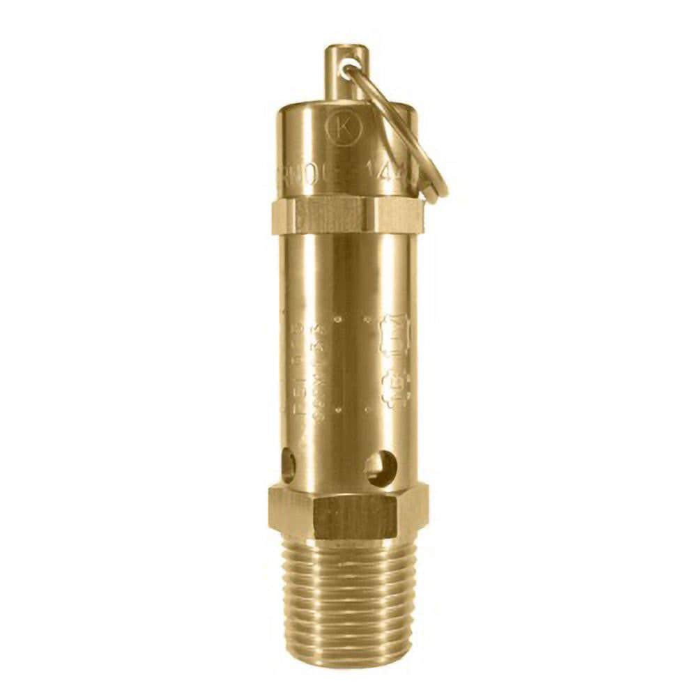 Kingston 112CSS-2-175 ASME Safety Relief Valve: 1/4" Inlet, 175 Max psi