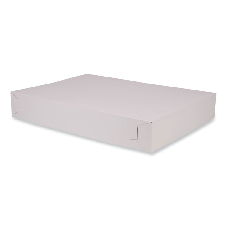 SOUTHERN CHAMPION TRAY SCT® 1995 Bakery Boxes, Standard, 26 x 18.5 x 4, White, Paper, 50/Carton