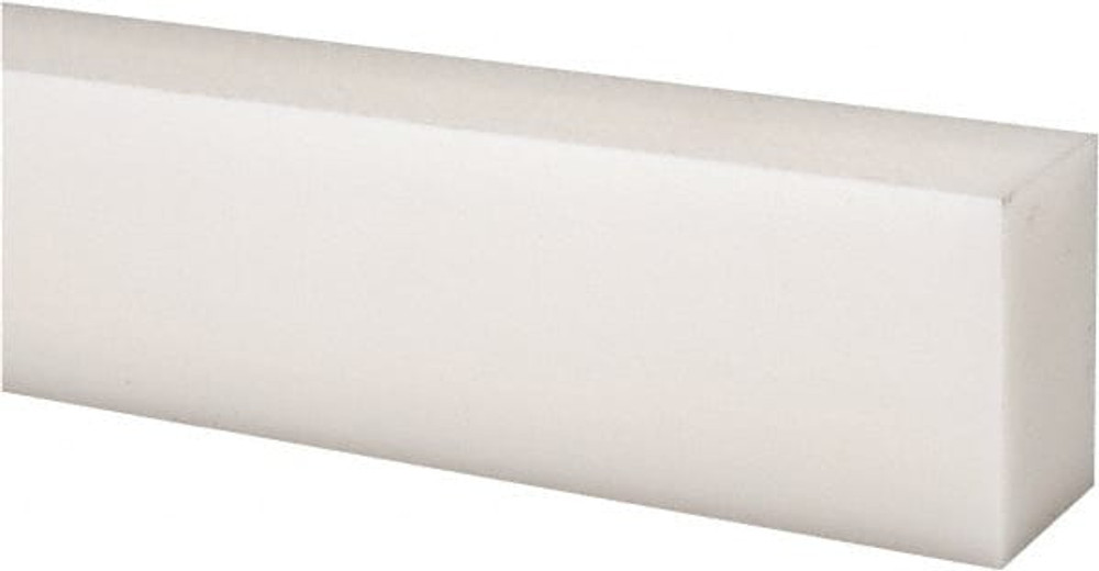 MSC 5506862 Plastic Bar: Acetal, 1" Thick, 24" Long, Natural Color