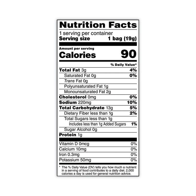 QUAKER OATS COMPANY 29500051 Rice Crisps, Cheddar Cheese, 0.67 oz Bag, 60 Bags/Carton