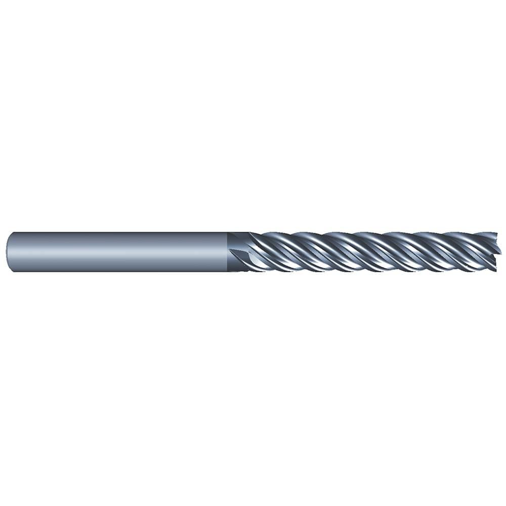 Eliminator 1150-4375-060 Corner Radius End Mill: 7/16" Dia, 3" LOC, 0.06" Radius, 5 Flutes, Solid Carbide