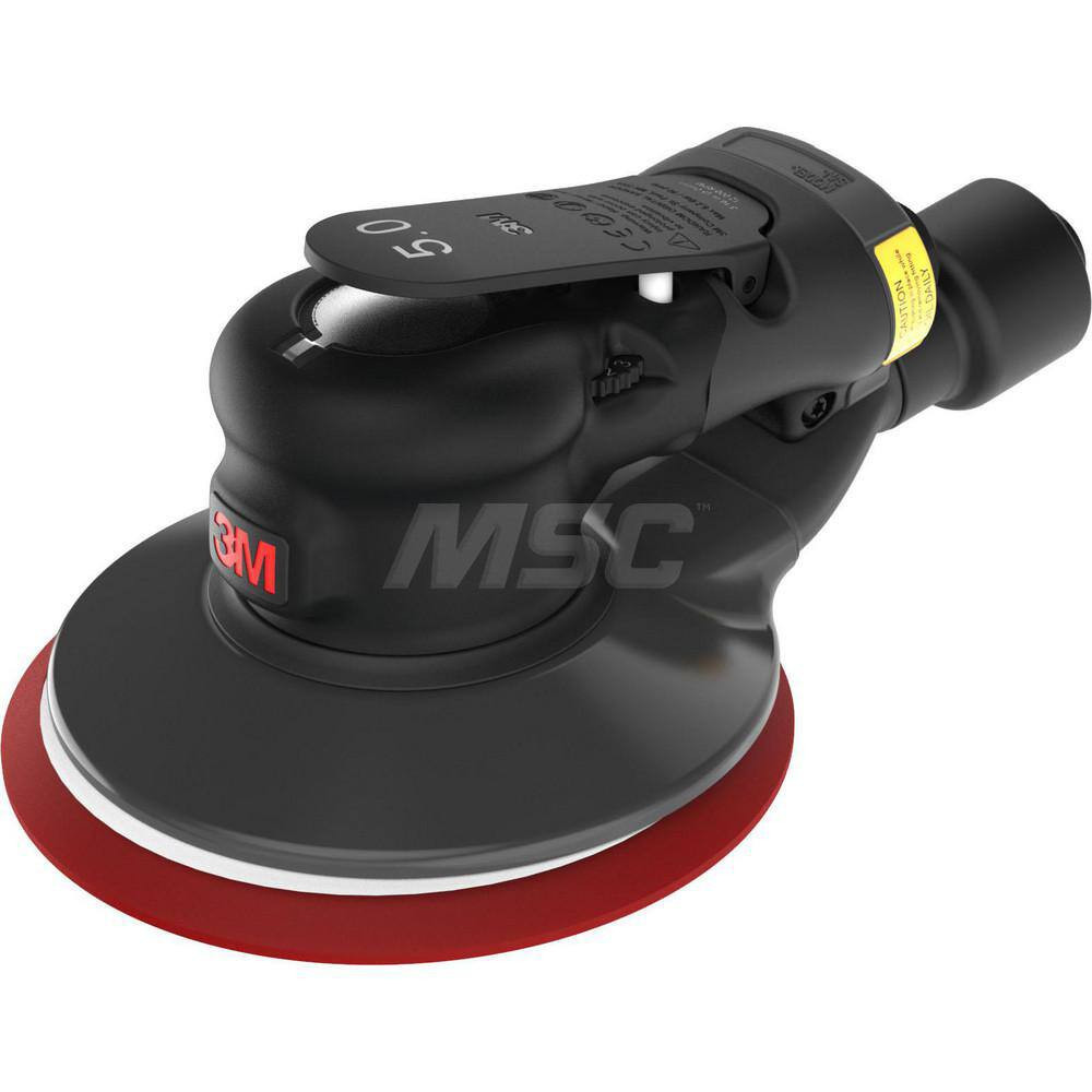 3M 7100264073 Air Orbital Sander: Round, 6" Pad