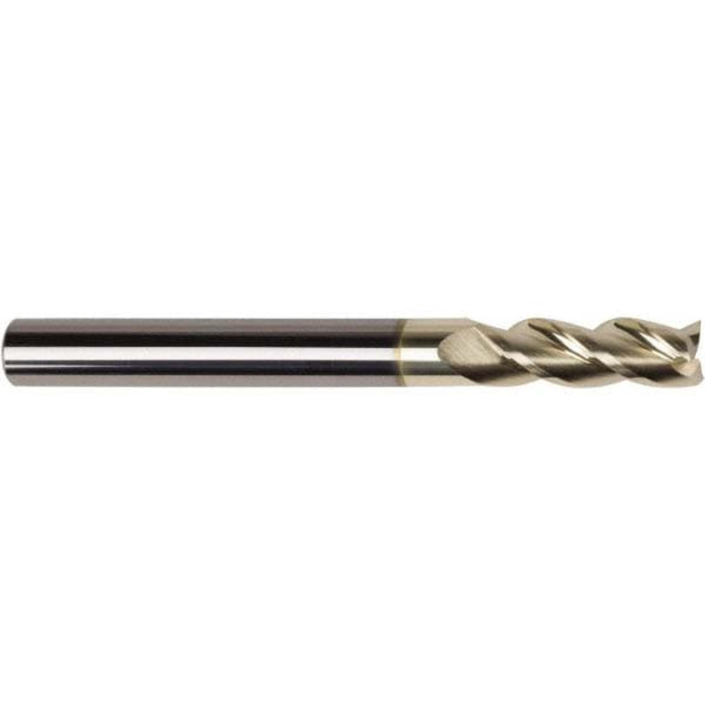 American Tool Service 316-2500 Square End Mill: 1/4" Dia, 3 Flutes, 1" LOC, Solid Carbide