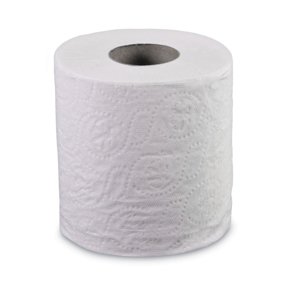 BOARDWALK 6150 2-Ply Toilet Tissue, Septic Safe, White, 156.25 ft Roll Length, 500 Sheets/Roll, 96 Rolls/Carton