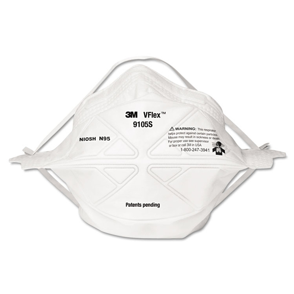 3M/COMMERCIAL TAPE DIV. 9105S VFlex Particulate Respirator N95, Small, 50/Box