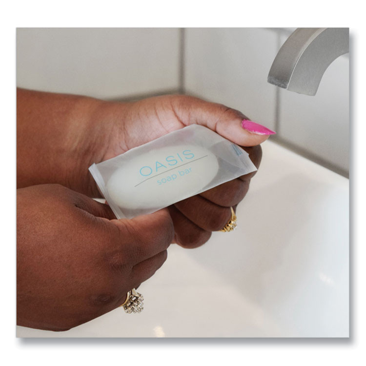 ADA INTERNATIONAL Oasis SPOAS171709 Soap Bar, Clean Scent, 0.6 oz, 500/Carton