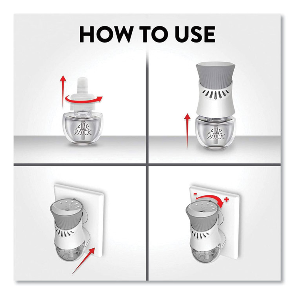 RECKITT BENCKISER Air Wick® 85175PK Scented Oil Twin Refill, Hawai'i Exotic Papaya/Hibiscus Flower, 0.67 oz