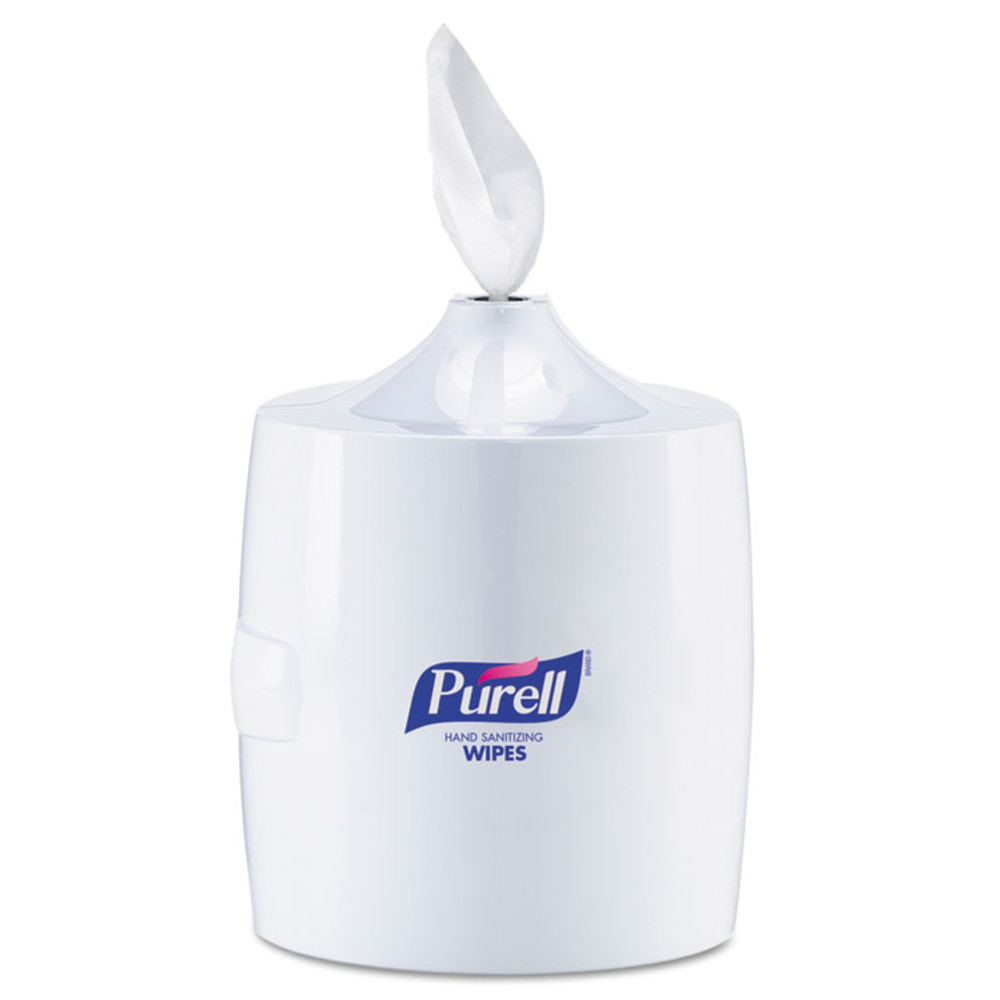 GO-JO INDUSTRIES PURELL® 9019-01 Hand Sanitizer Wipes Wall Mount Dispenser, 1,200/1,500 Wipe Capacity, 13.3 x 11 x 10.88, White