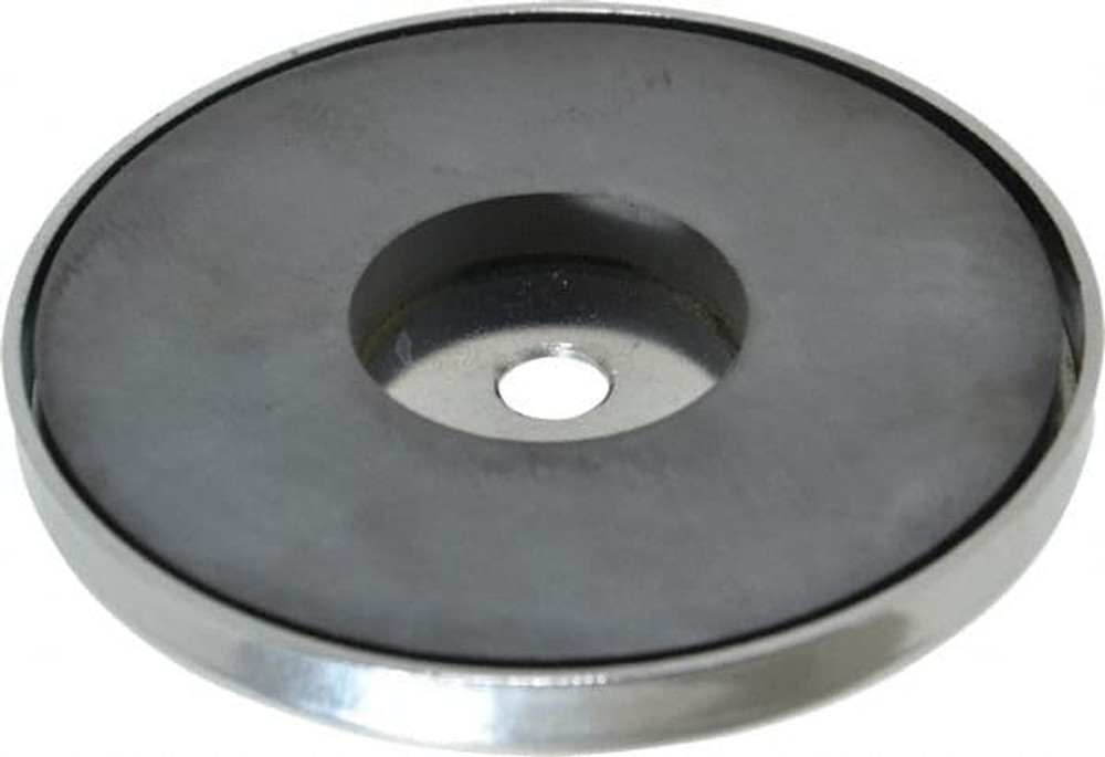 Mag-Mate MX5000 95 Lb Max Pull Force, 1/2" Overall Height, 4.9" Diam, Ceramic Cup Magnet